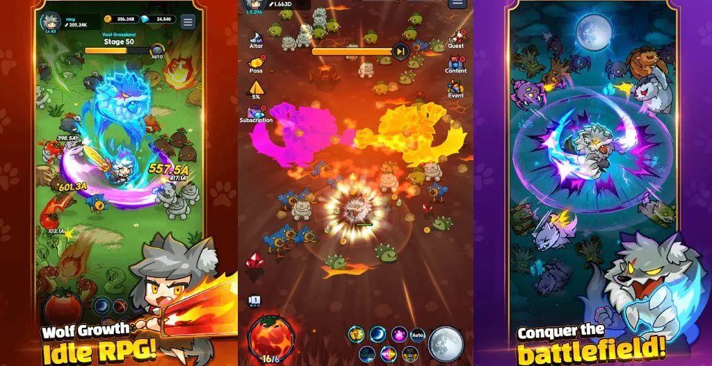 Go Go Wolf! - Idle RPG